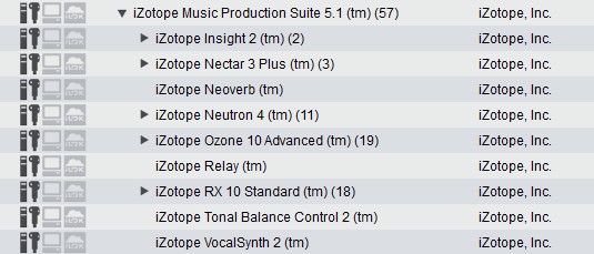 iZotope Music production Suite 5.1 (read first)